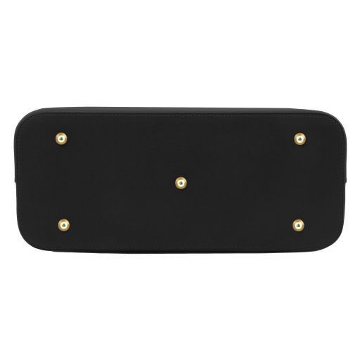 Red leather Handbags Olimpia - by Tuscany Leather