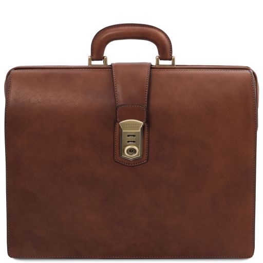 Brown leather Doctor Bags Canova - by Tuscany Leather