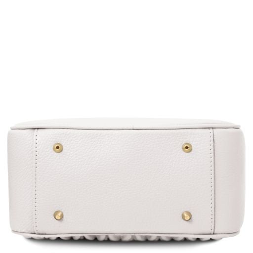 White leather Handbags Chantilly - by Tuscany Leather