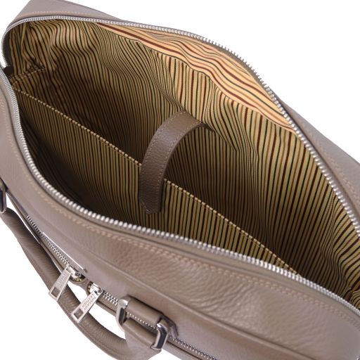 Treviso - Leather laptop briefcase