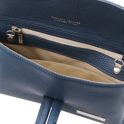 Lipstick Red leather Handbags TL by Tuscany Leather