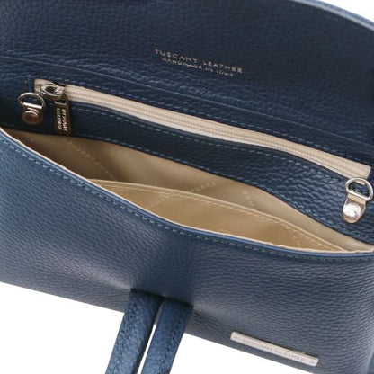 Lipstick Red leather Handbags TL by Tuscany Leather