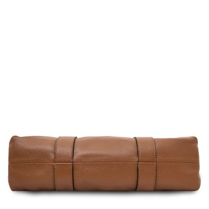 Black leather Handbags Callie - by Tuscany Leather