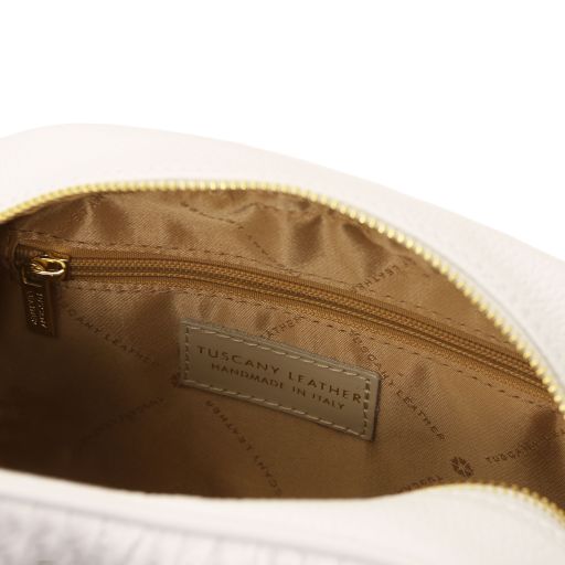 White leather Handbags Chantilly - by Tuscany Leather