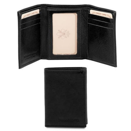 Exclusive 3 fold leather wallet
