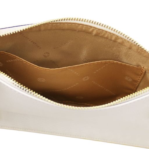 Coffee leather Handbags Diva - by Tuscany Leather