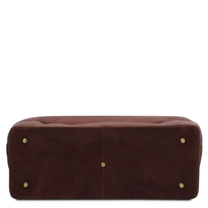 Black leather Doctor Bags Giotto - by Tuscany Leather