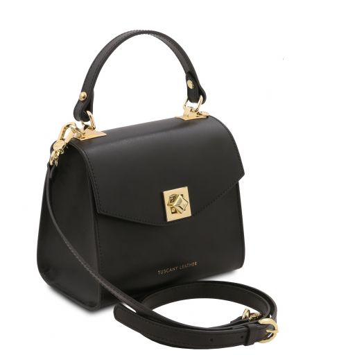 Black leather Handbags TL by Tuscany Leather