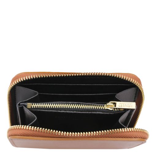 Leda - Exclusive zip around leather wallet
