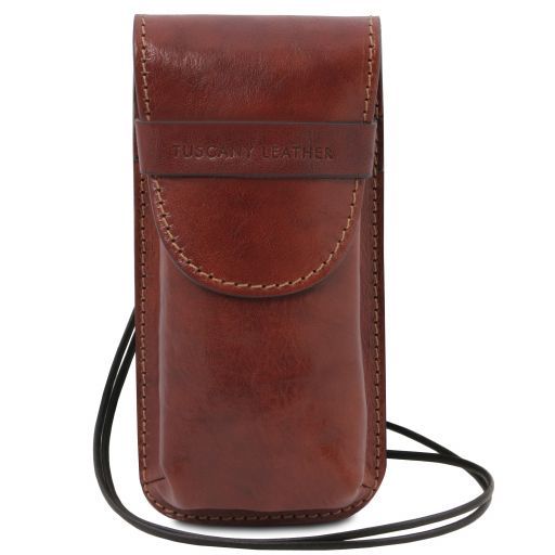 Brown leather Travel Accessories Exclusive by Tuscany Leather