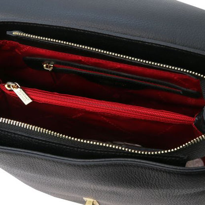 Black leather Handbags Silene - by Tuscany Leather