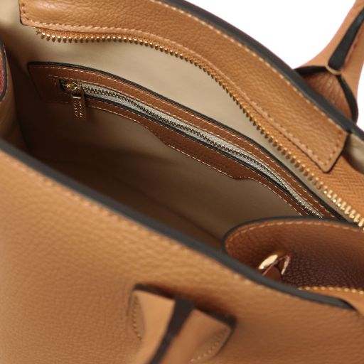 Black leather Handbags Coccola - by Tuscany Leather