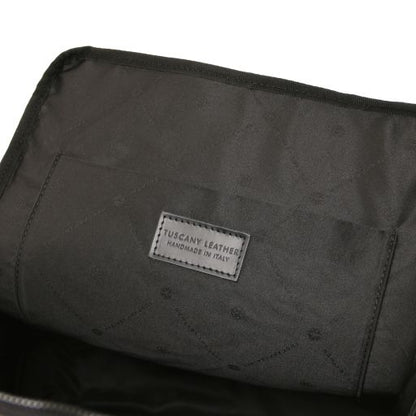 Dark Blue leather Backpacks Brooklyn - by Tuscany Leather
