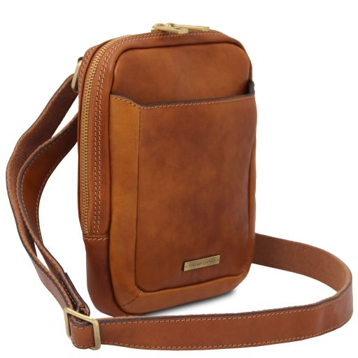 Dark Brown leather Satchels Mark - by Tuscany Leather