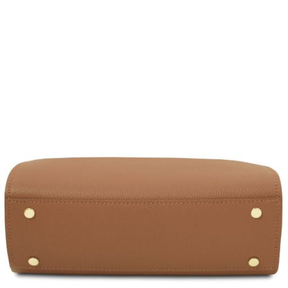 Black leather Handbags Maisy - by Tuscany Leather