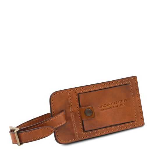 Dark Brown leather Duffel Bags Lisbona - by Tuscany Leather