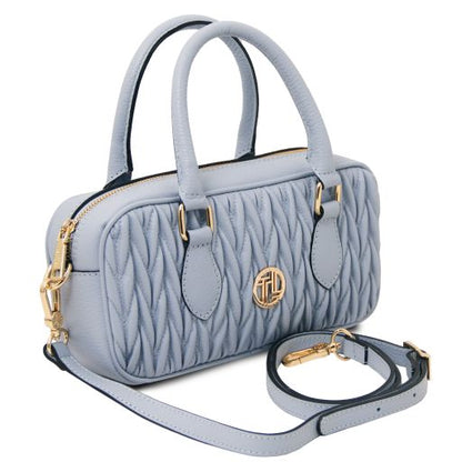 White leather Handbags Mousse - by Tuscany Leather