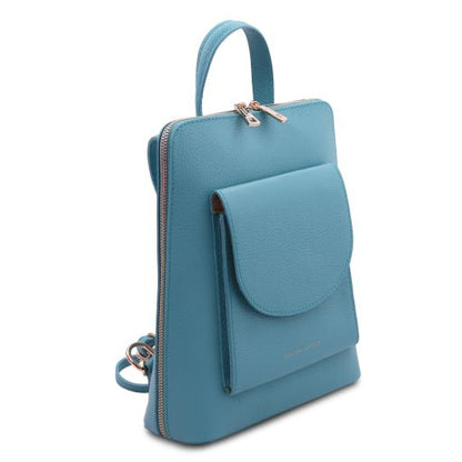 Cognac leather Backpacks TL by Tuscany Leather