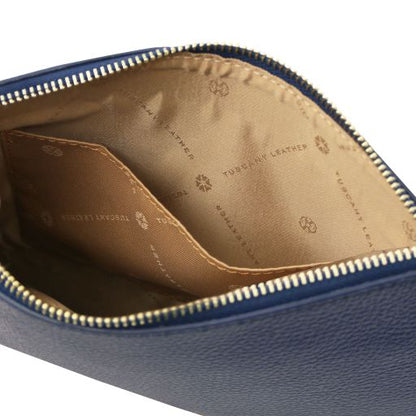 Coffee leather Handbags Diva - by Tuscany Leather