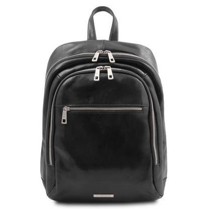 Black leather Backpacks Perth - by Tuscany Leather
