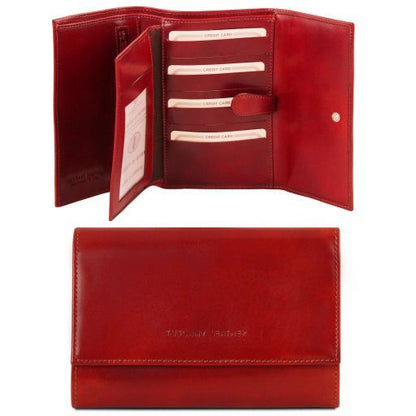 Exclusive 4 fold leather wallet for women