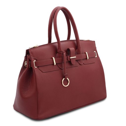 Red leather Handbags TL by Tuscany Leather