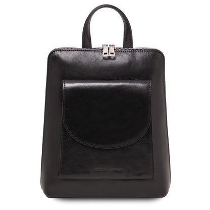 Paris - Small leather backpack for women