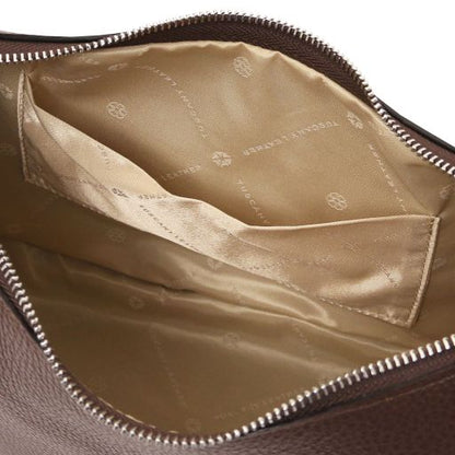 Black leather Handbags Michelle - by Tuscany Leather