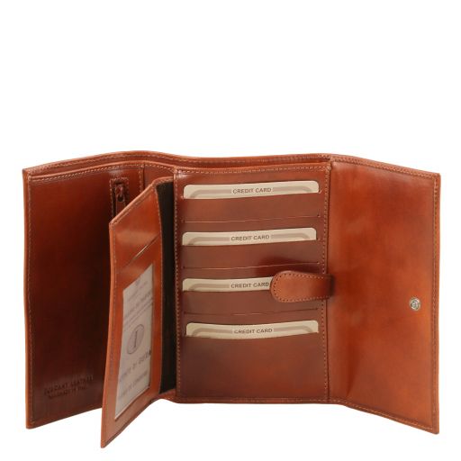 Exclusive 4 fold leather wallet for women