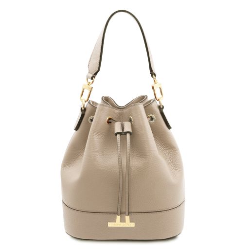 Light Taupe leather Handbags TL by Tuscany Leather
