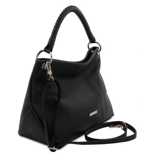 Black leather Handbags TL by Tuscany Leather