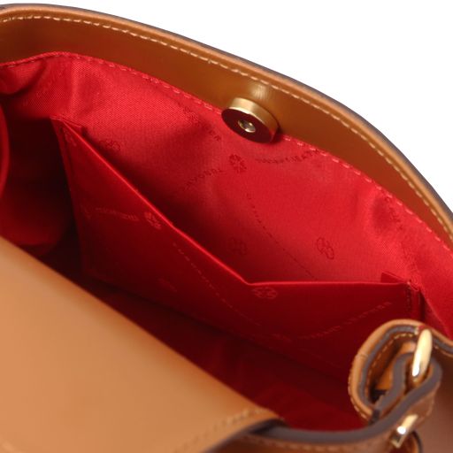 Coffee leather Handbags Maisy - by Tuscany Leather