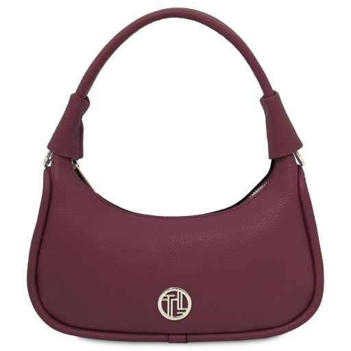 Bordeaux leather Handbags Michelle - by Tuscany Leather