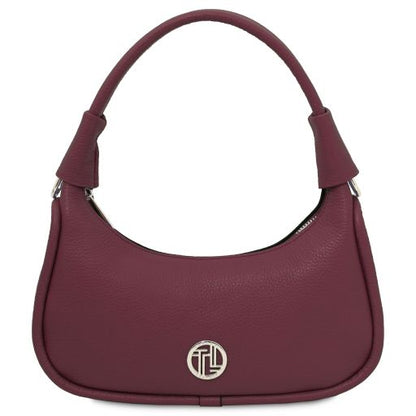 Bordeaux leather Handbags Michelle - by Tuscany Leather