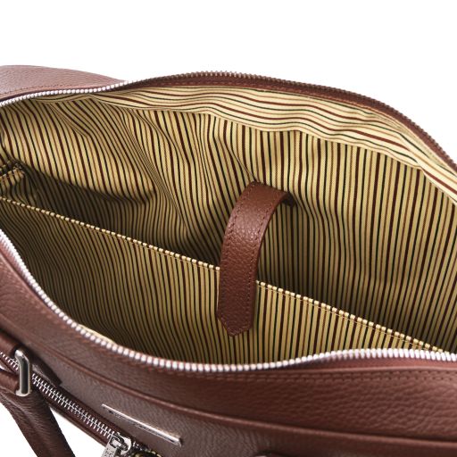 Treviso - Leather laptop briefcase