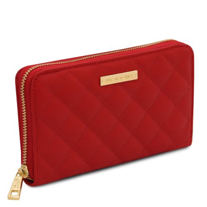 Penelope - Exclusive zip around soft leather wallet
