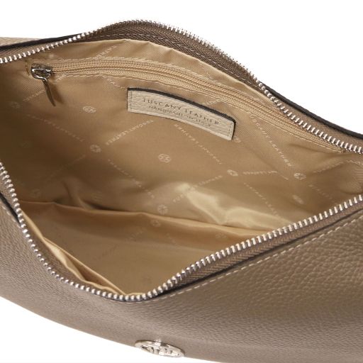 Black leather Handbags Michelle - by Tuscany Leather