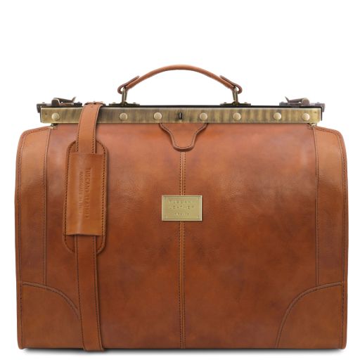 Natural leather Duffel Bags Madrid - by Tuscany Leather