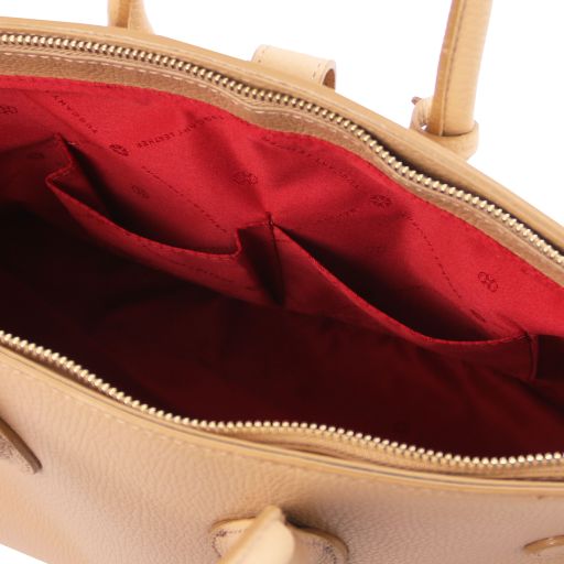 Red leather Handbags TL by Tuscany Leather