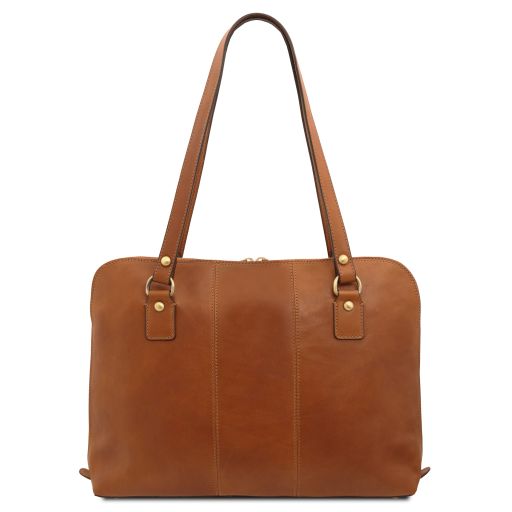 Brown leather Briefcases Ravenna - by Tuscany Leather