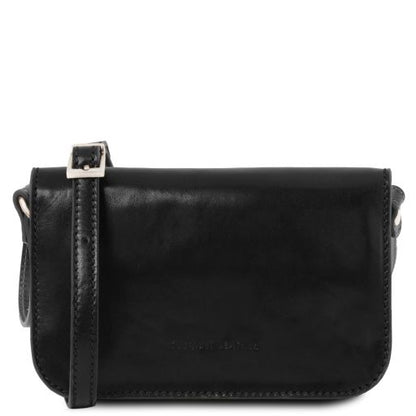 Carmen - Leather shoulder bag with flap