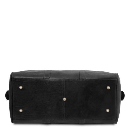 Dark Brown leather Duffel Bags Oslo - by Tuscany Leather