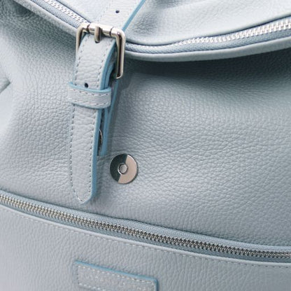 Light Blue leather Backpacks Denver - by Tuscany Leather