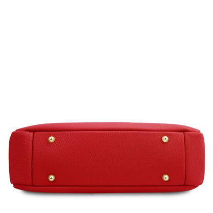 Black leather Handbags Elettra - by Tuscany Leather