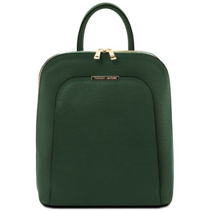 Forest Green leather Backpacks TL by Tuscany Leather