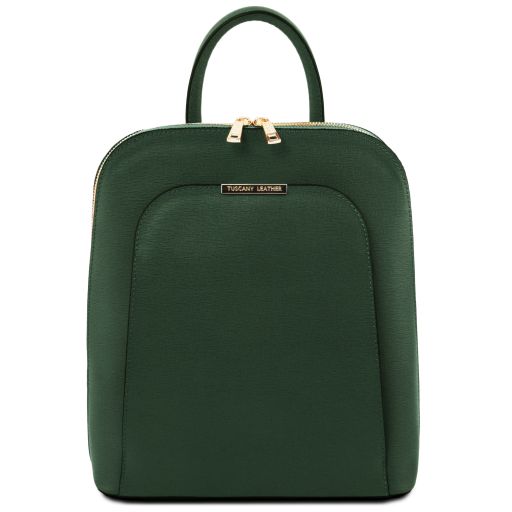 Forest Green leather Backpacks TL by Tuscany Leather