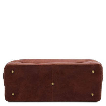 Black leather Doctor Bags Giotto - by Tuscany Leather