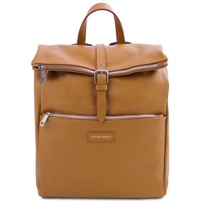 Caramel leather Backpacks Denver - by Tuscany Leather