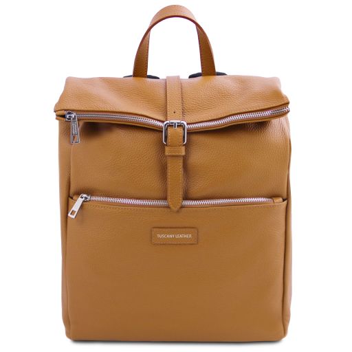 Caramel leather Backpacks Denver - by Tuscany Leather