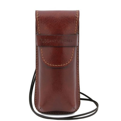 Brown leather Travel Accessories Exclusive by Tuscany Leather